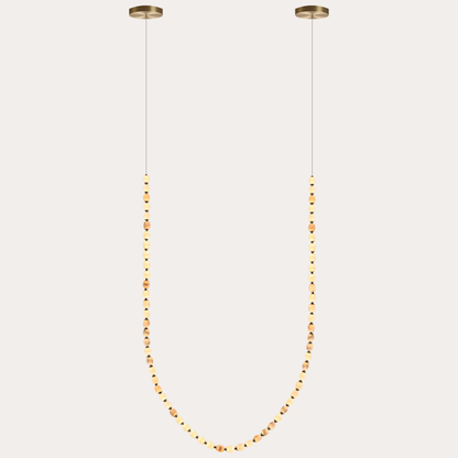 Alabaster Bead LED Pendant Light