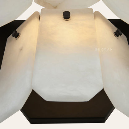 Nadia Alabaster LED Sconce