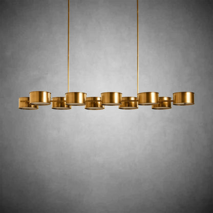 Daphne Metal Linear Chandelier 62''72''
