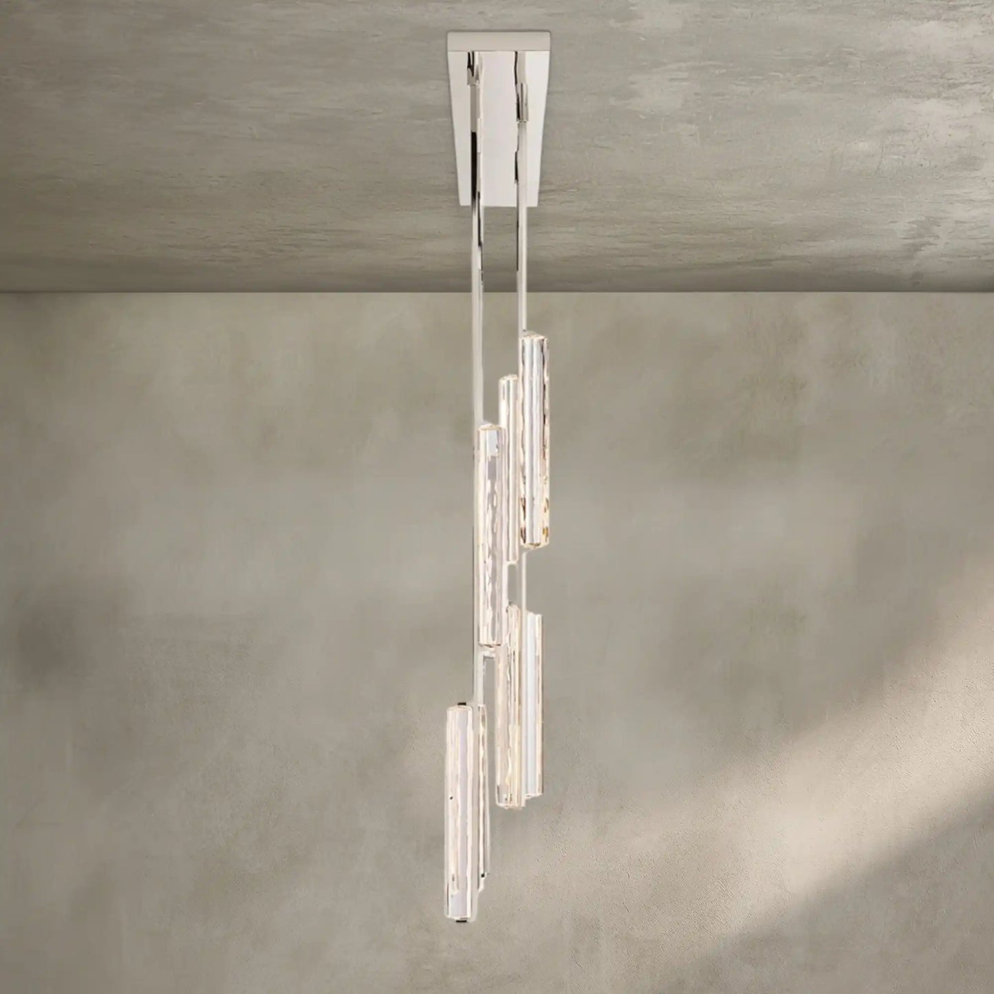 Auburn Crystal Linear Chandelier 54‘’