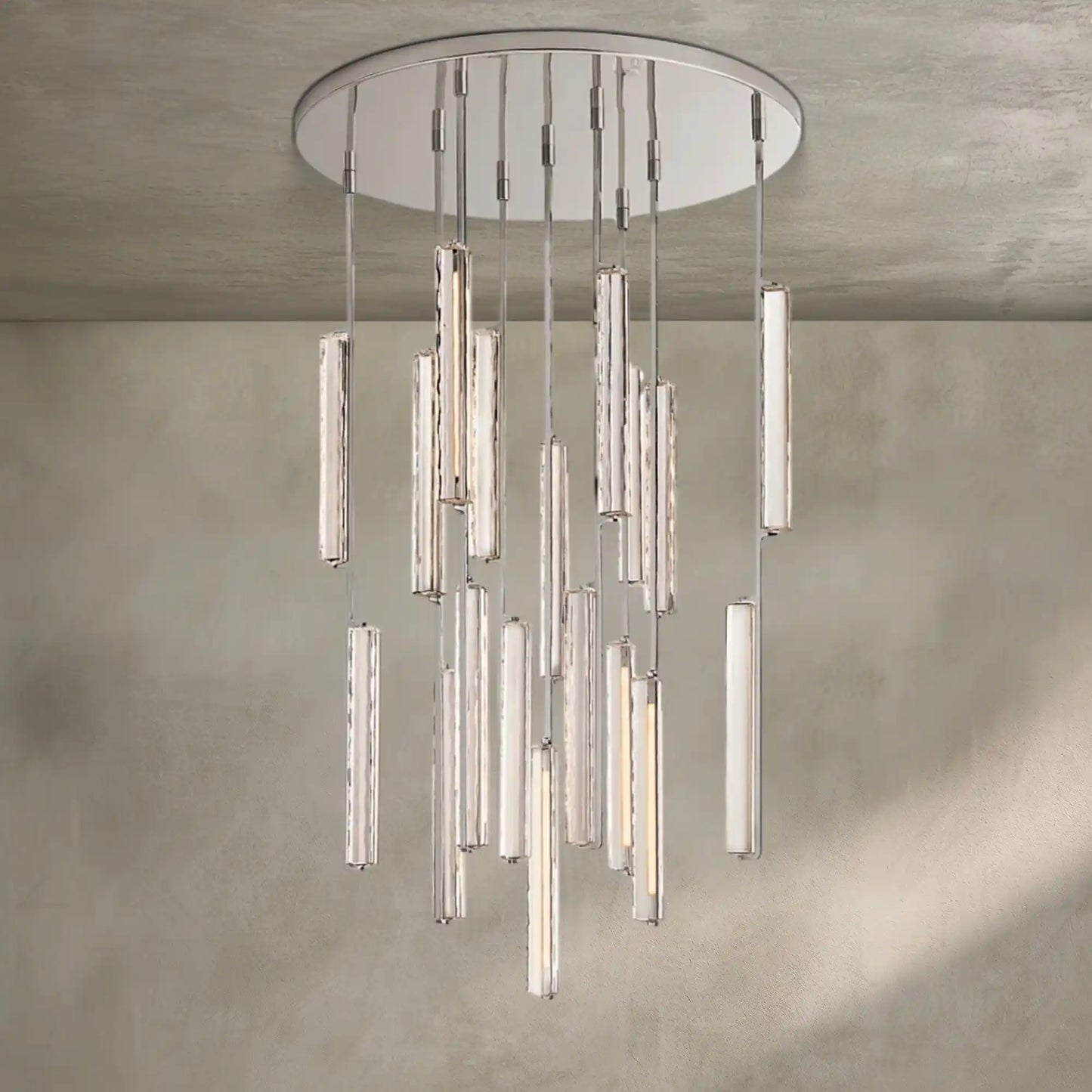 Auburn Crystal Round Chandelier 24‘’ 40‘’ 56‘’