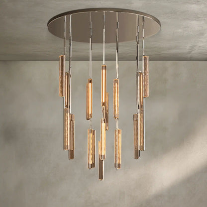Auburn Crystal Round Chandelier 24‘’ 40‘’ 56‘’