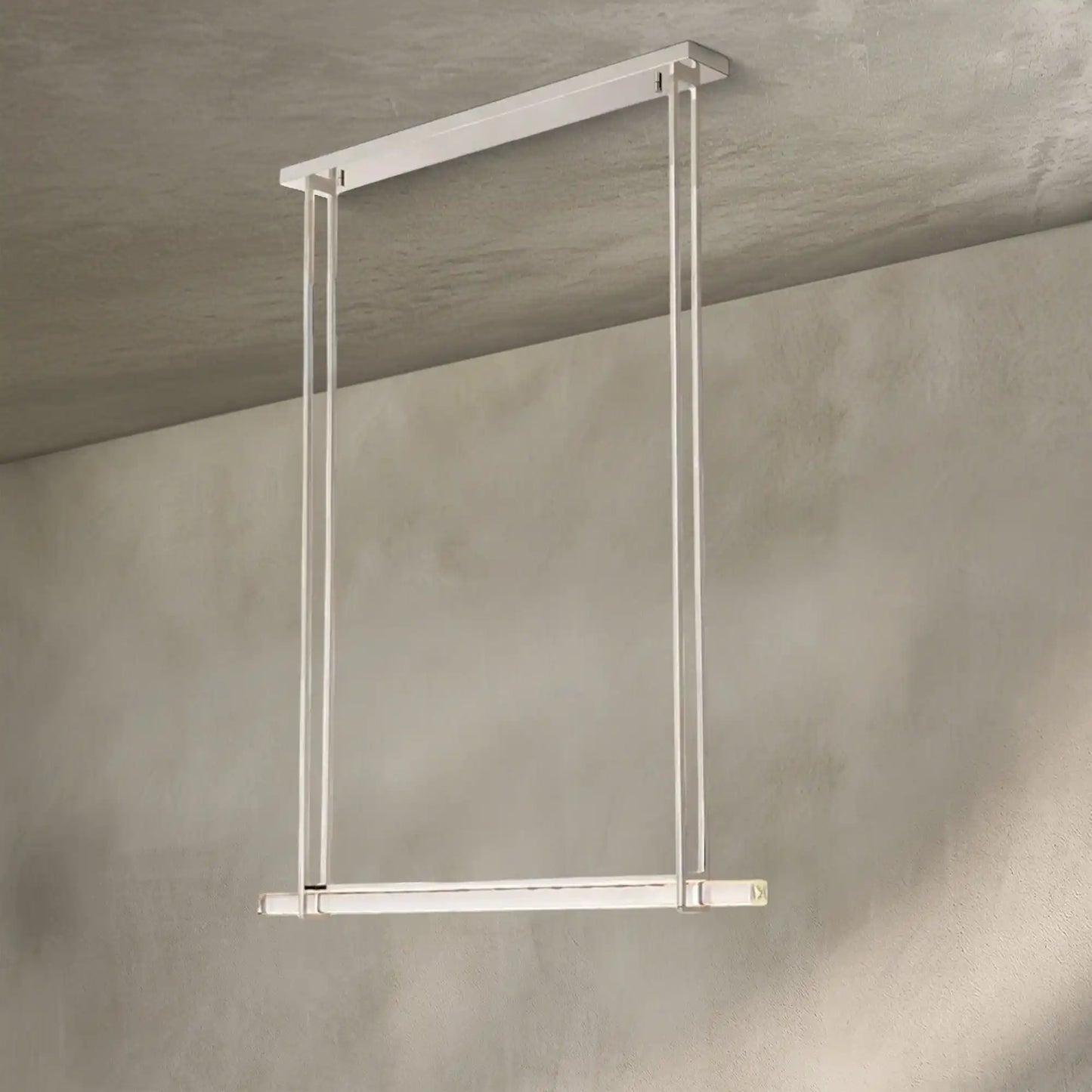 Auburn Crystal Single Bar Linear Chandelier