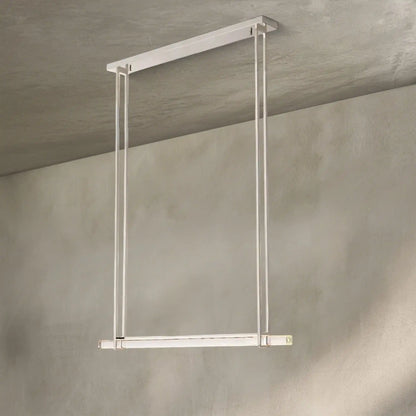 Auburn Crystal Single Bar Linear Chandelier