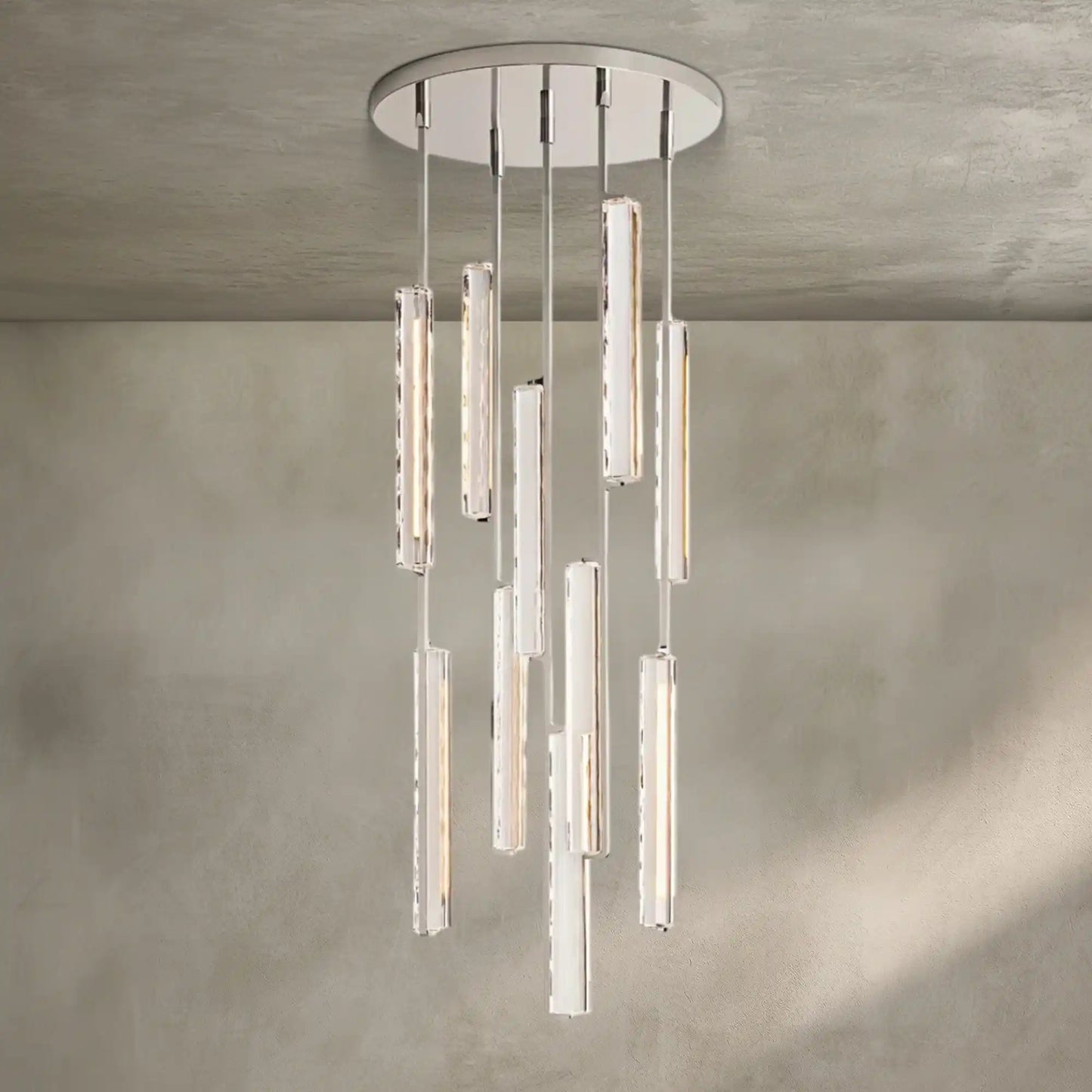Auburn Crystal Round Chandelier 24‘’ 40‘’ 56‘’