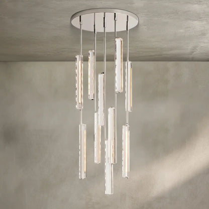 Auburn Crystal Round Chandelier 24‘’ 40‘’ 56‘’