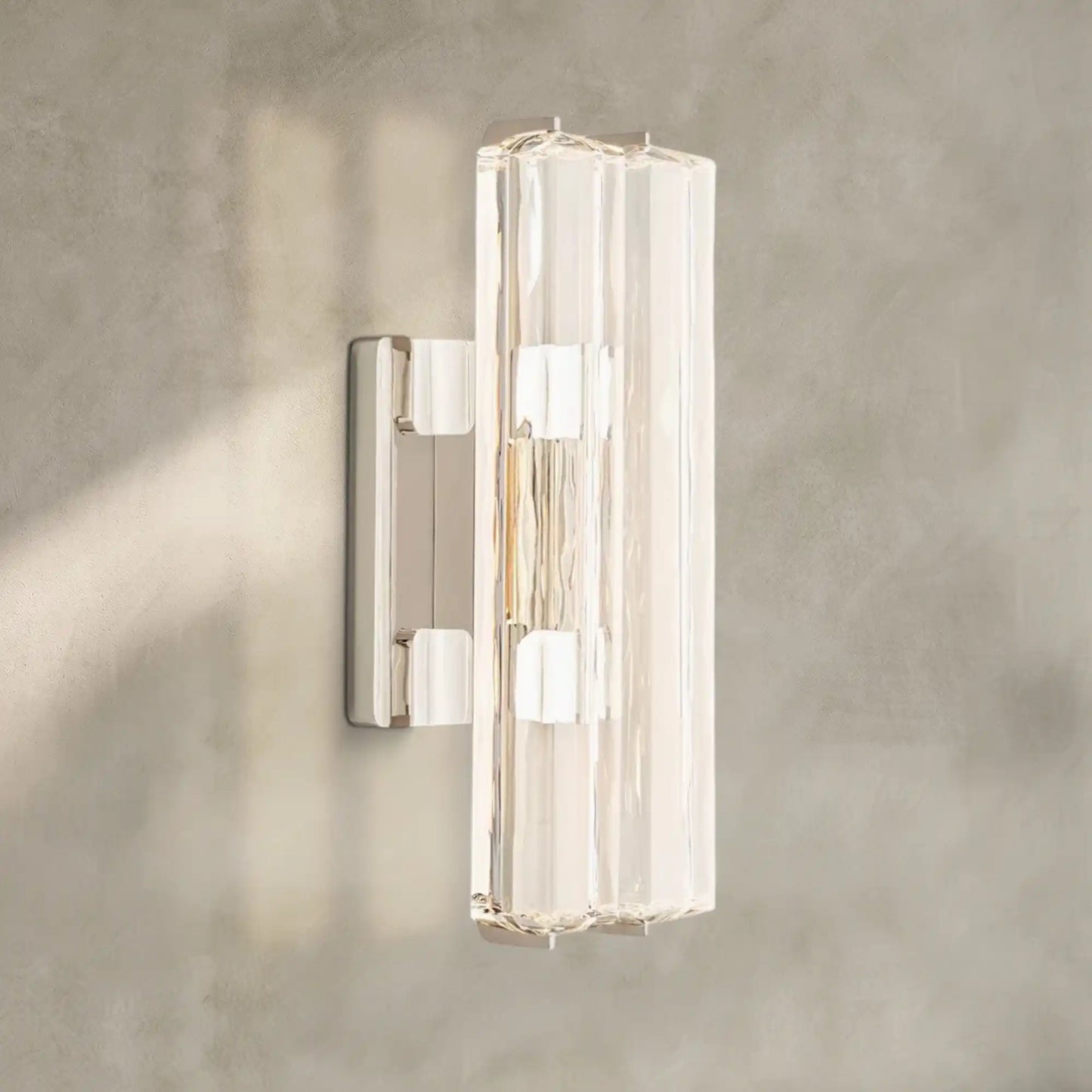Auburn Crystal Double Wall Sconce