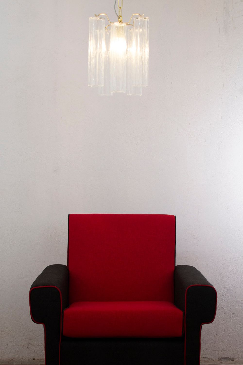 Clear Glass Tronchi Suspension Lamp - view 4 | morylighting