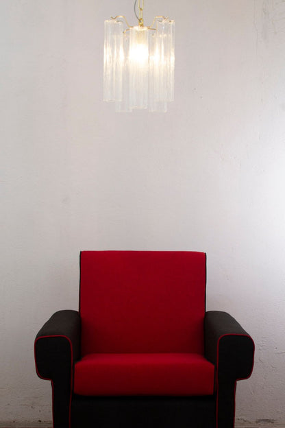 Clear Glass Tronchi Suspension Lamp - view 4 | morylighting