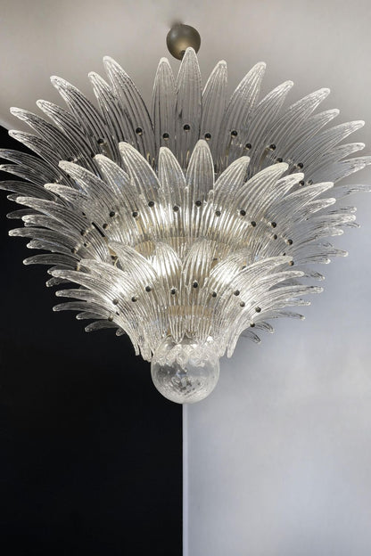 Italian Art Three-Tiered Palmette Chandelier - view 11 | morylighting