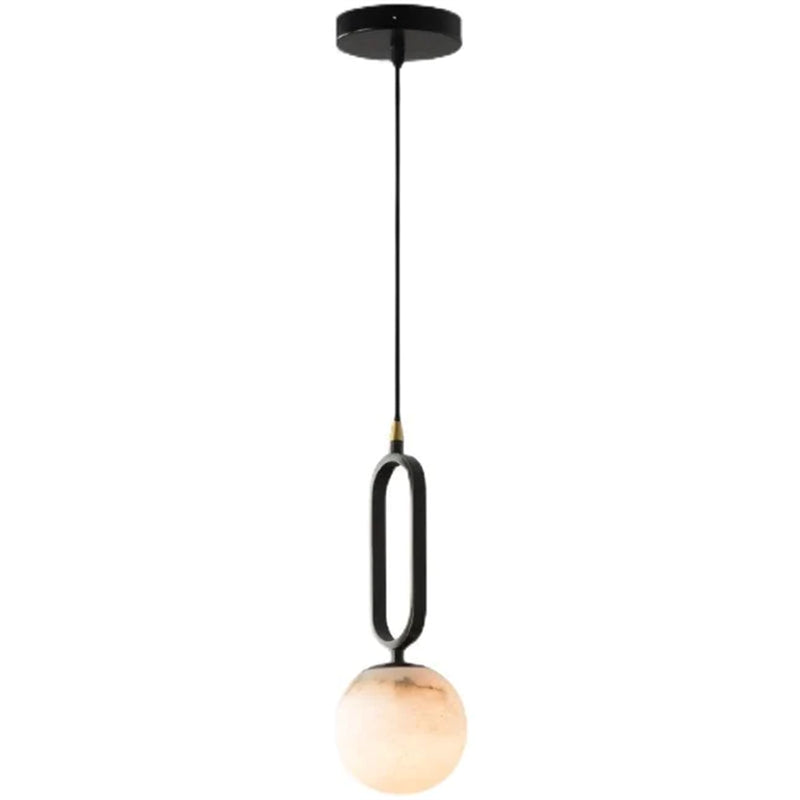 Morylighting Alabaster Sphere Sculptural Pendant Light - Background Shot