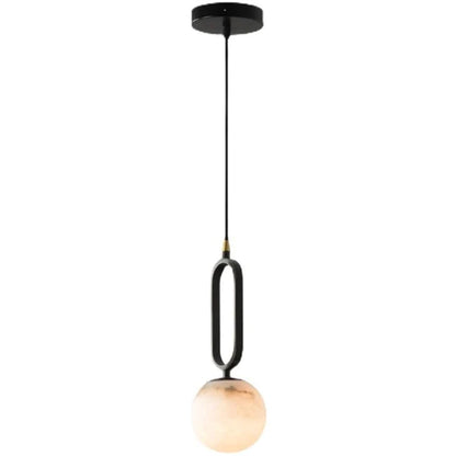 Morylighting Alabaster Sphere Sculptural Pendant Light - Background Shot
