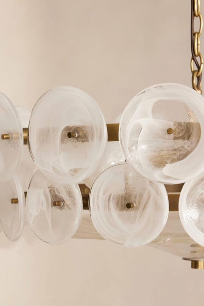 Italian Art glass Lorenzo chandelier - view 23 | morylighting