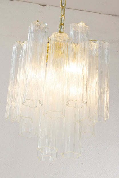 Tronchi Italy clear Art Glass Chandelier - view 6 | morylighting