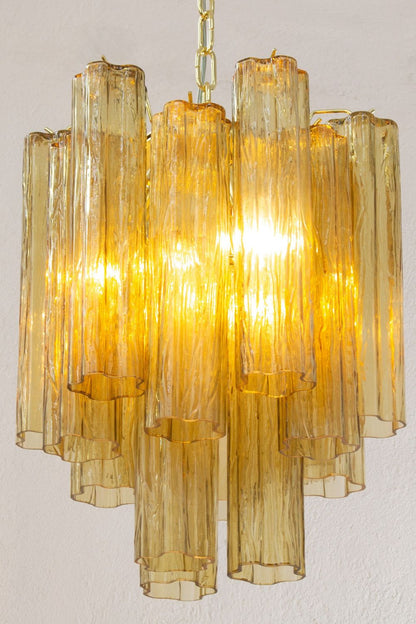 Italian Smoked Art Glass Pendant Light - view 7 | morylighting