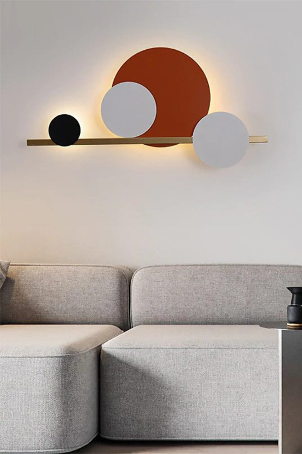 4 Circle LED Wall Light - view 3 | morylighting
