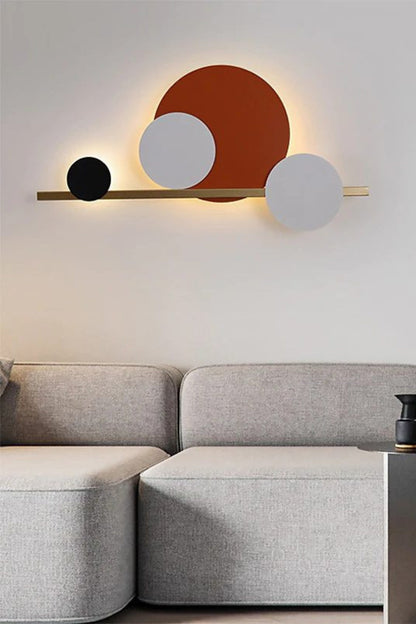 4 Circle LED Wall Light - view 3 | morylighting