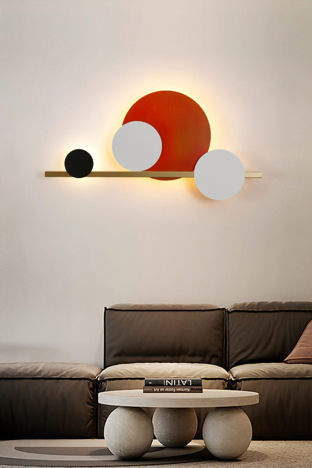 4 Circle LED Wall Light - view 5 | morylighting