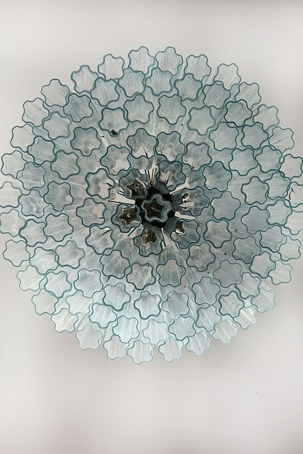 Handcrafted Art Crystal Tube Ceiling Light - view 9 | morylighting