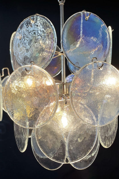 Iridescent Mid-Century Modern Art Chandelier - view 7 | morylighting