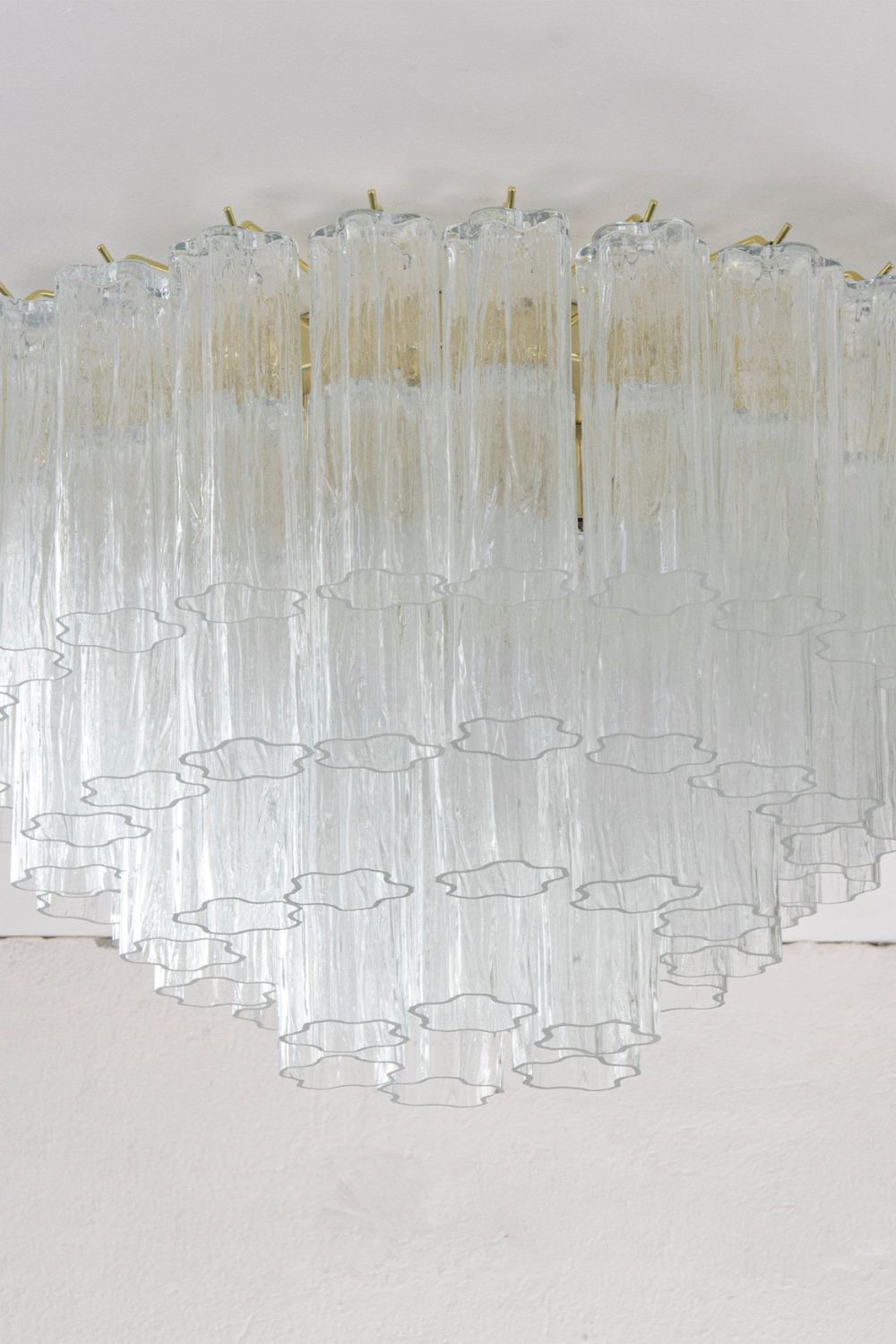Clear Art Glass Tronchi Ceiling Light - view 4 | morylighting