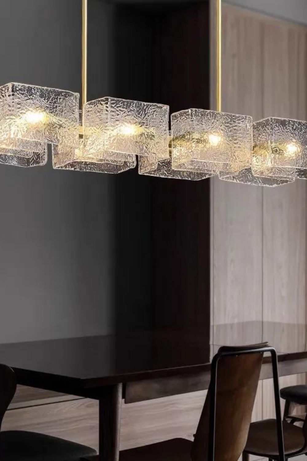 long water ripple Chandelier - view 3 | morylighting