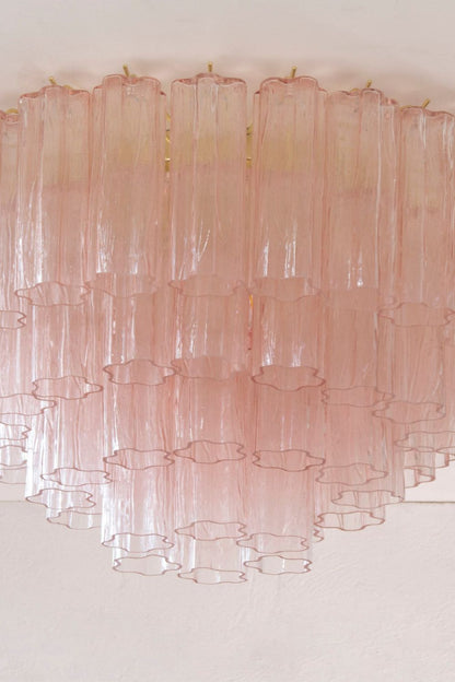 Large Pink Art Glass Tronchi Ceiling Light - view 4 | morylighting