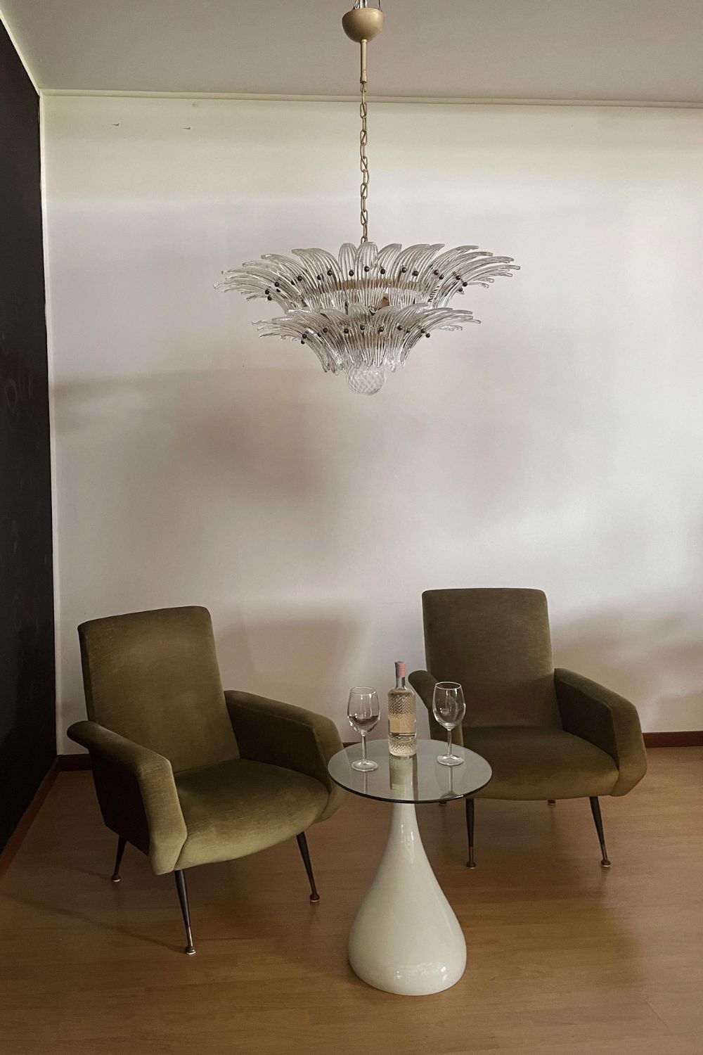 Original Art Palmette Crystal Chandelier - view 6 | morylighting