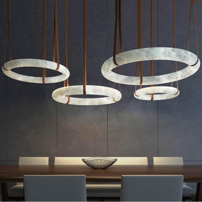 Halo Alabaster Pendant Alabaster Chandelier
