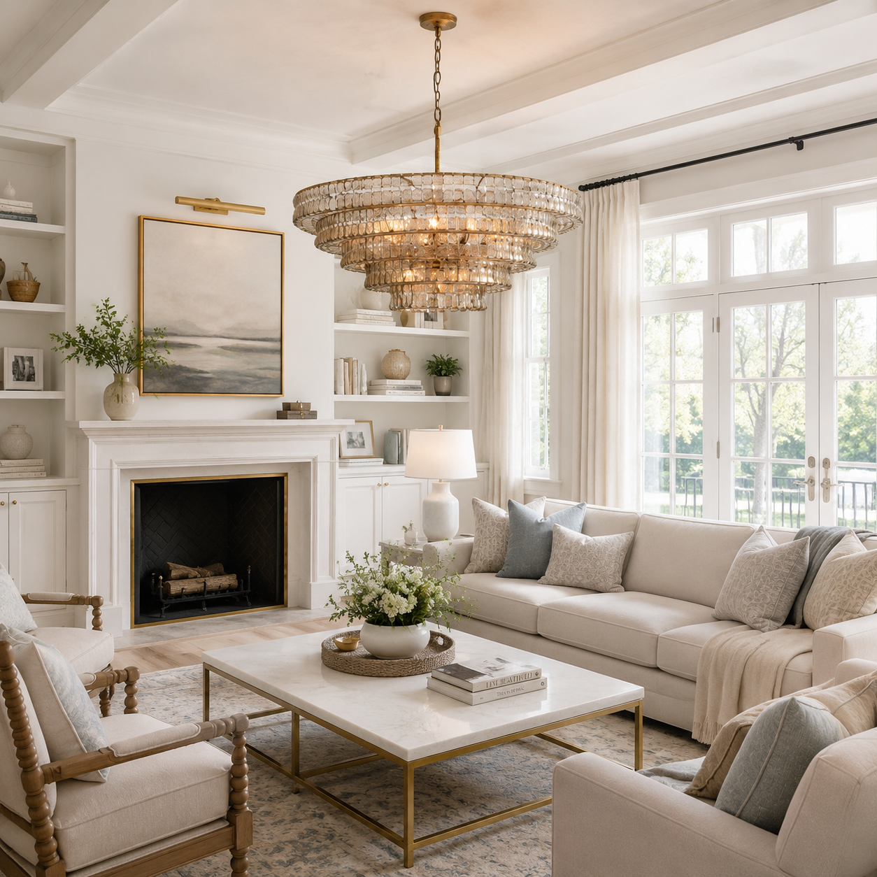 Ghiaccio Round Chandelier