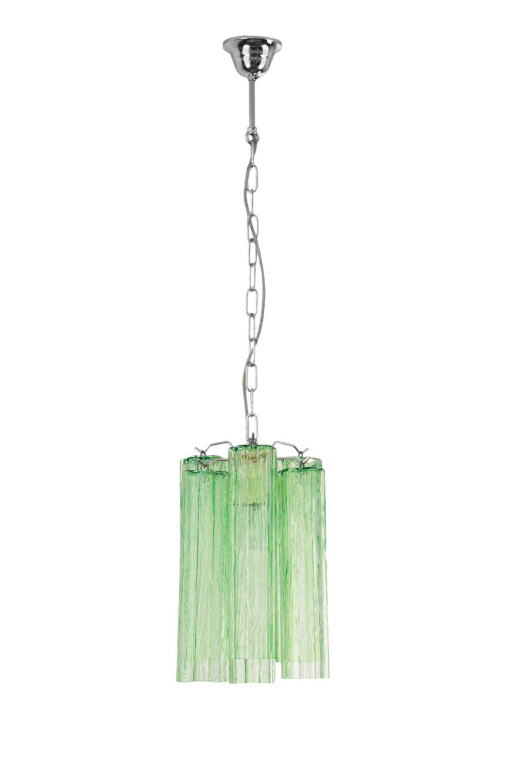 Italian Green Glass Tube Chandelier | morylighting