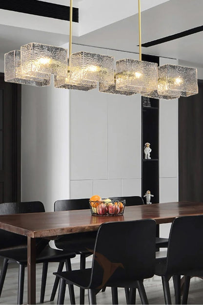 long water ripple Chandelier - view 4 | morylighting