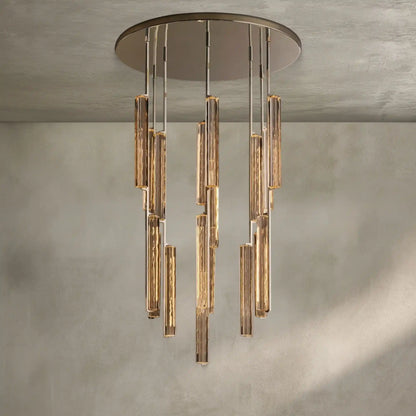 Auburn Crystal Round Chandelier 24‘’ 40‘’ 56‘’