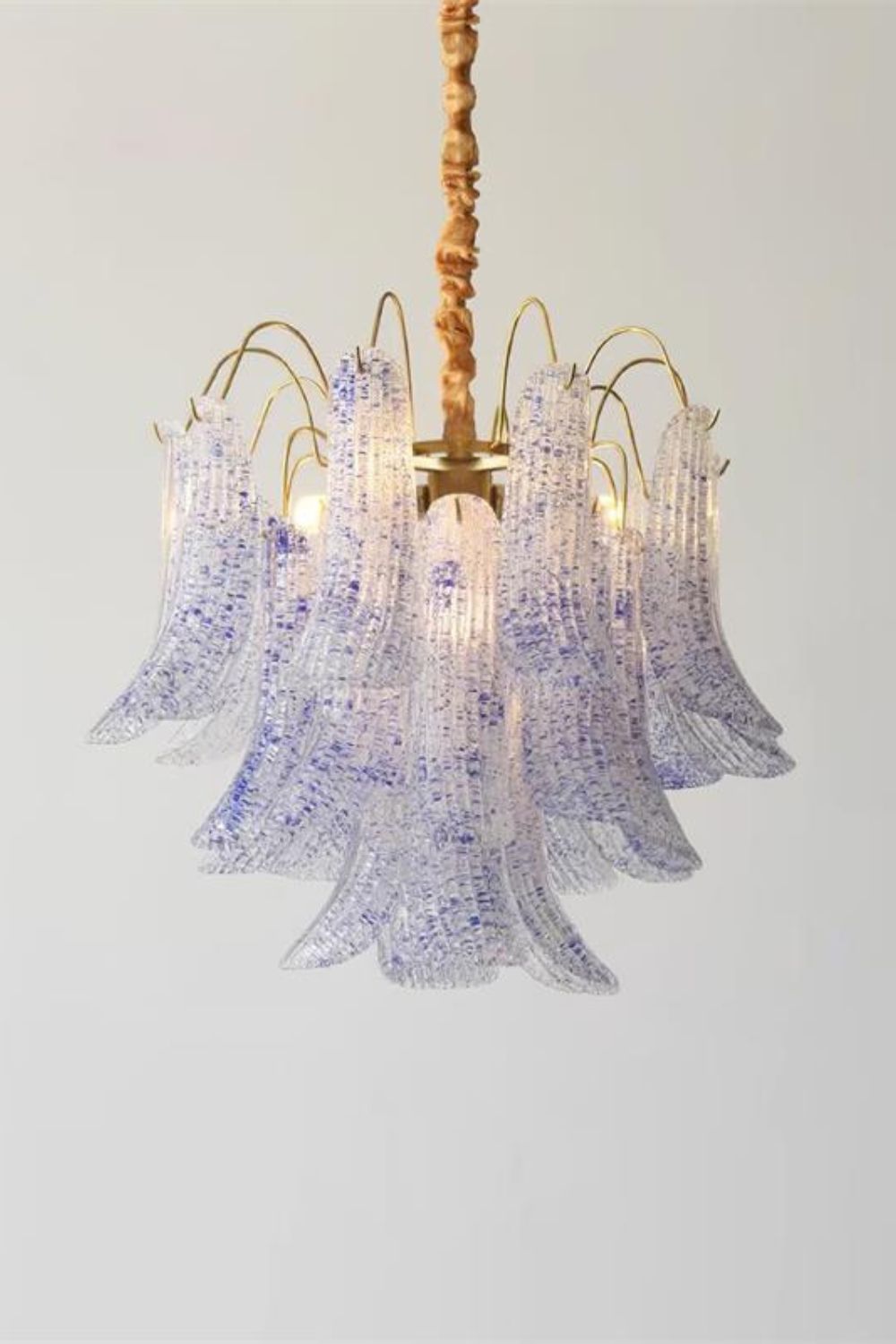 Mazzega Art colorful glass chandelier - view 4 | morylighting
