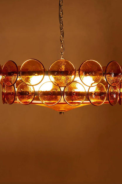 Italian Art glass Lorenzo chandelier - view 10 | morylighting