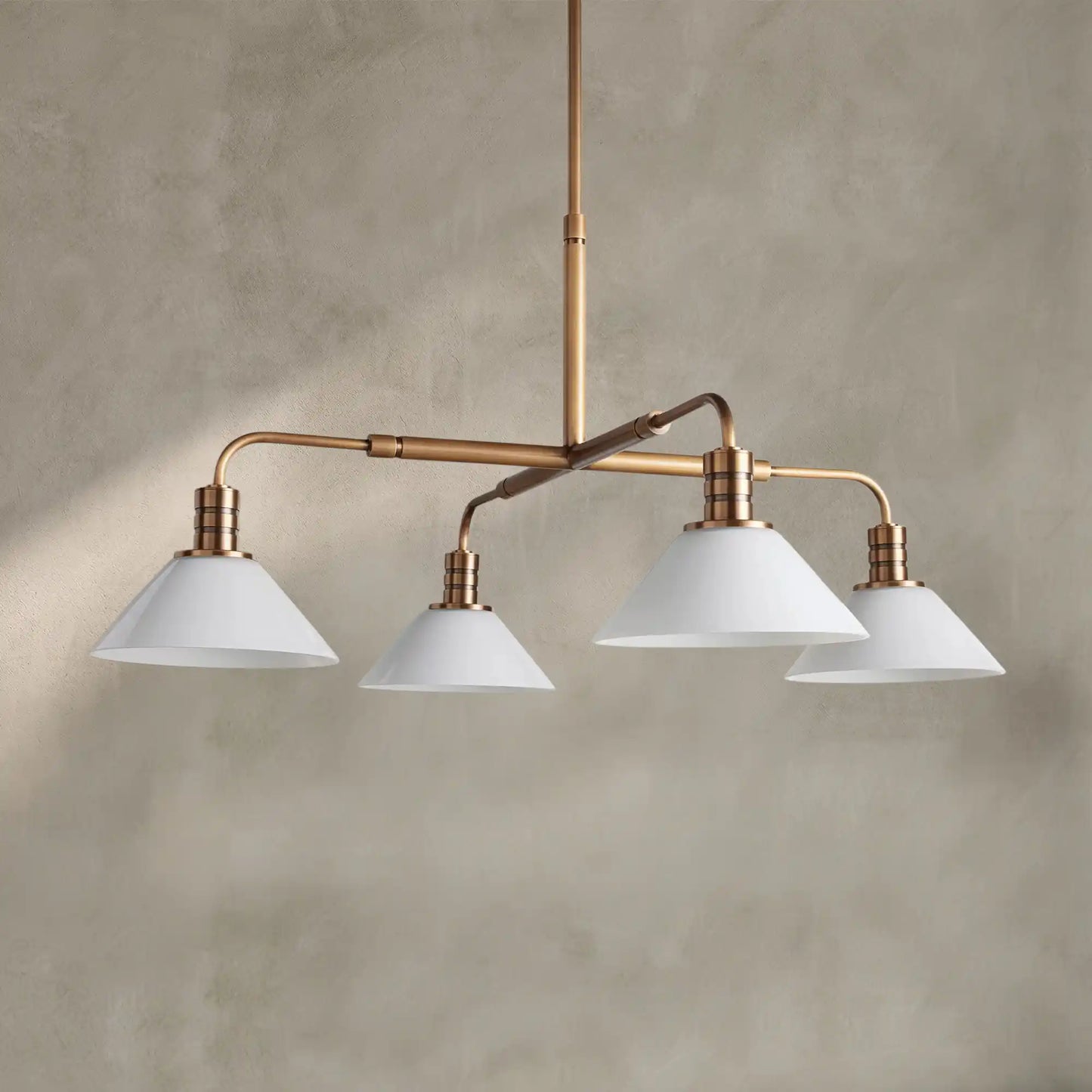 Theron Glass Round Chandelier 30'' 52''