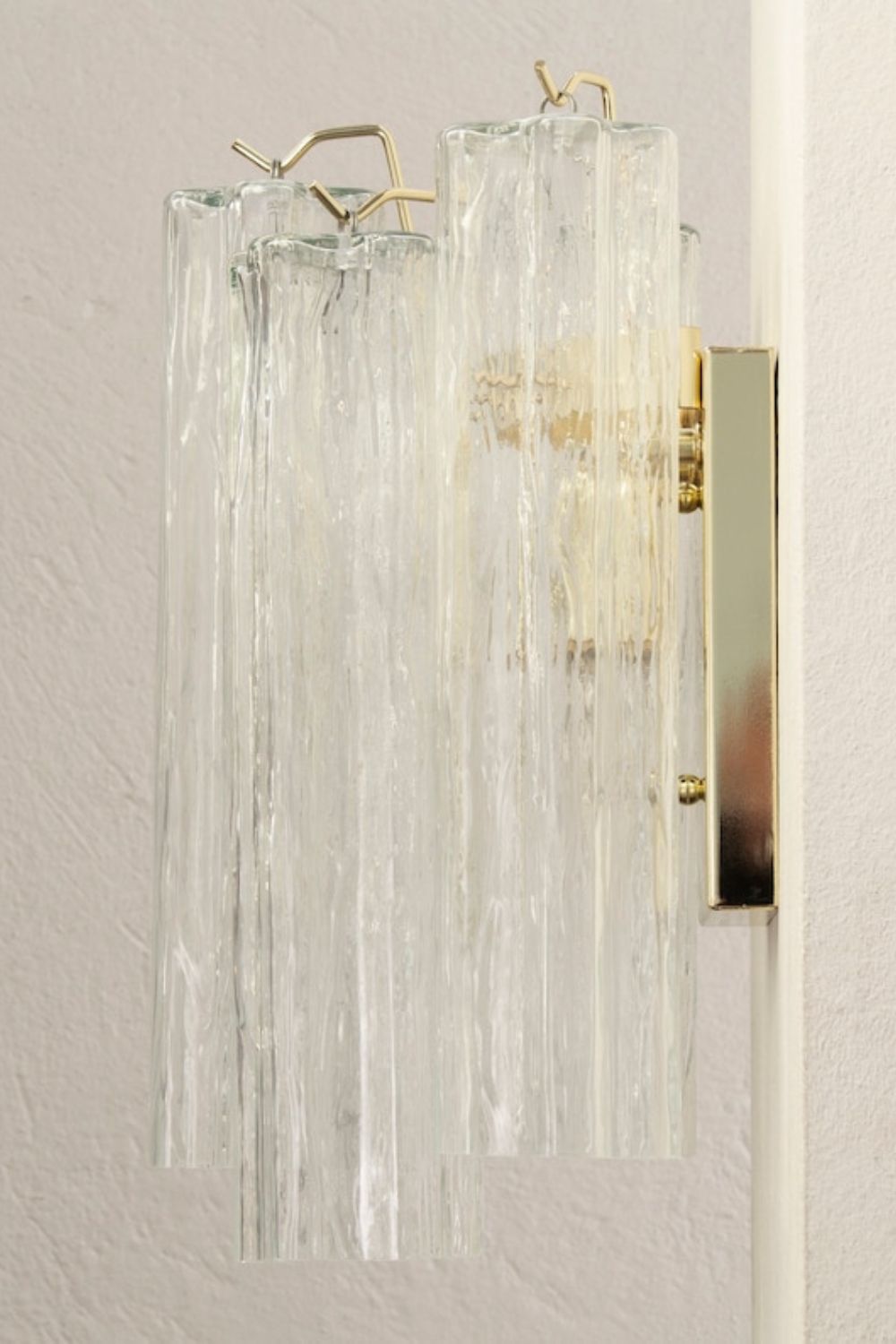 Art glass crystal wall lamp - view 5 | morylighting