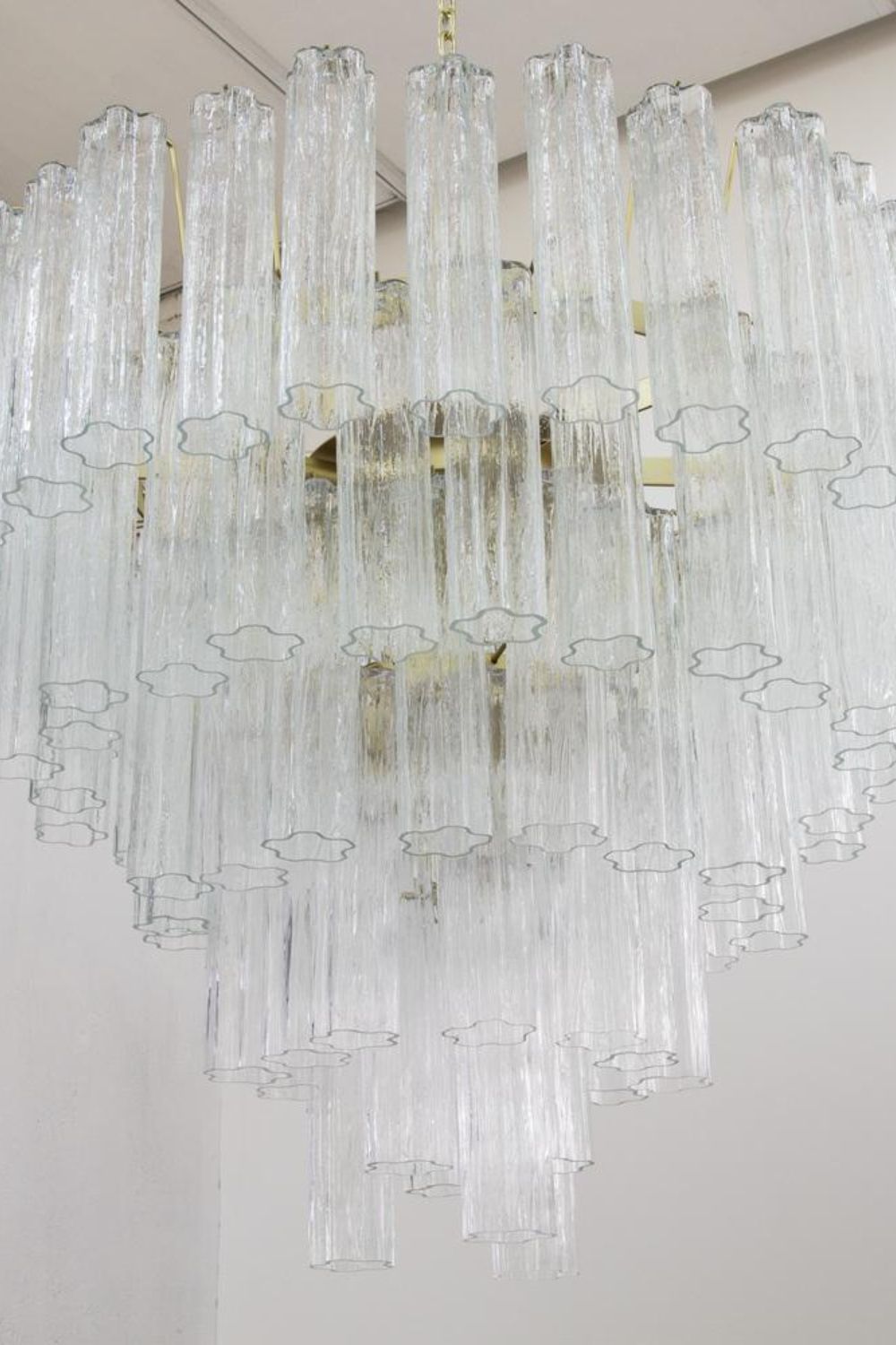 1990s Tronchi Art Glass Cascade Chandelier - view 6 | morylighting
