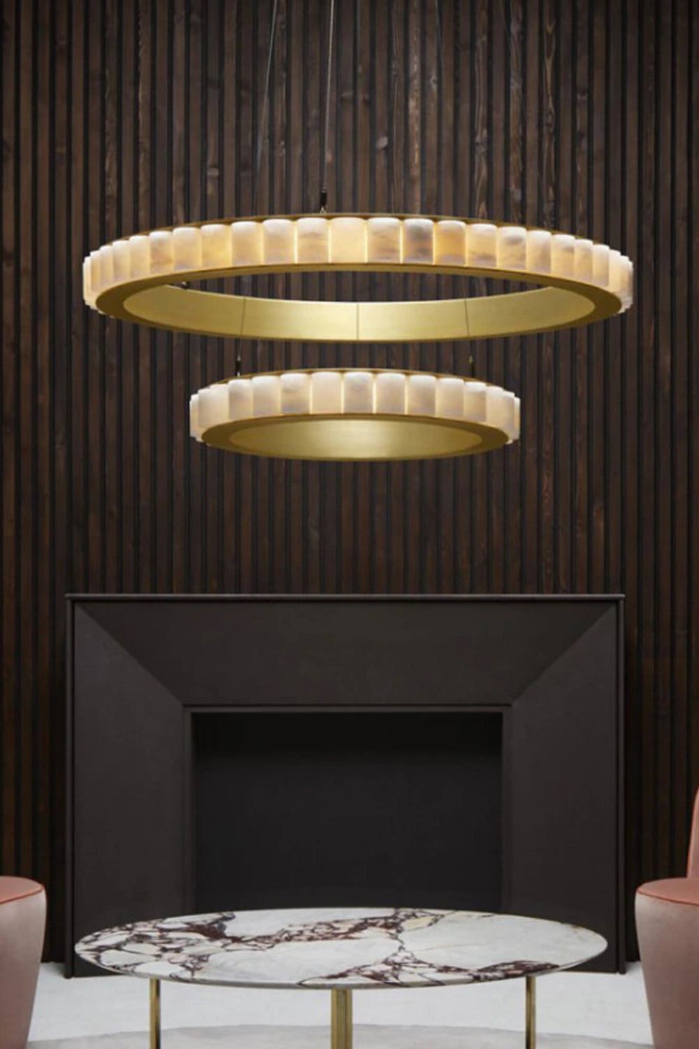 Avalon Halo Chandelier - morylighting