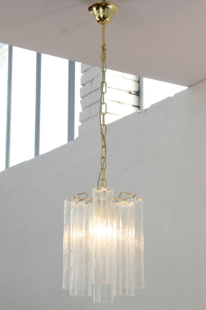 Clear Glass Tronchi Suspension Lamp - view 2 | morylighting