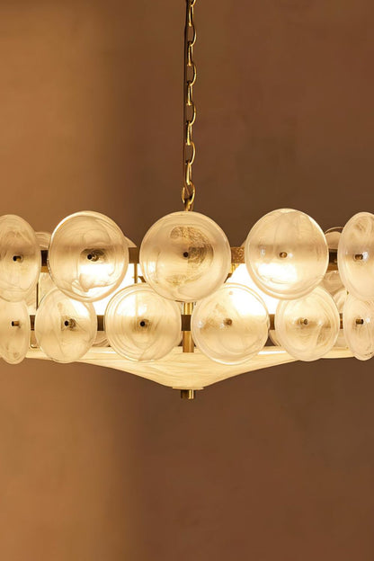 Italian Art glass Lorenzo chandelier - view 25 | morylighting