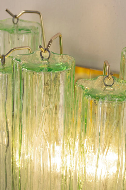 Bright Green Art Glass Wall Lamp - view 12 | morylighting