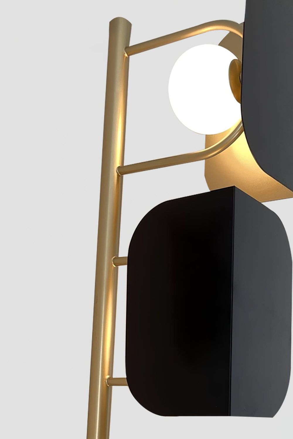 Leagan Stacked Panel Modern Floor Light - view 15 | morylighting