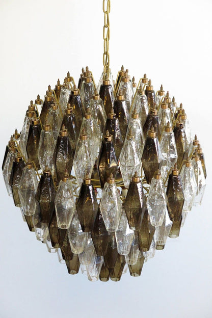 Art Poliedri Smoked Globe Chandelier - view 5 | morylighting