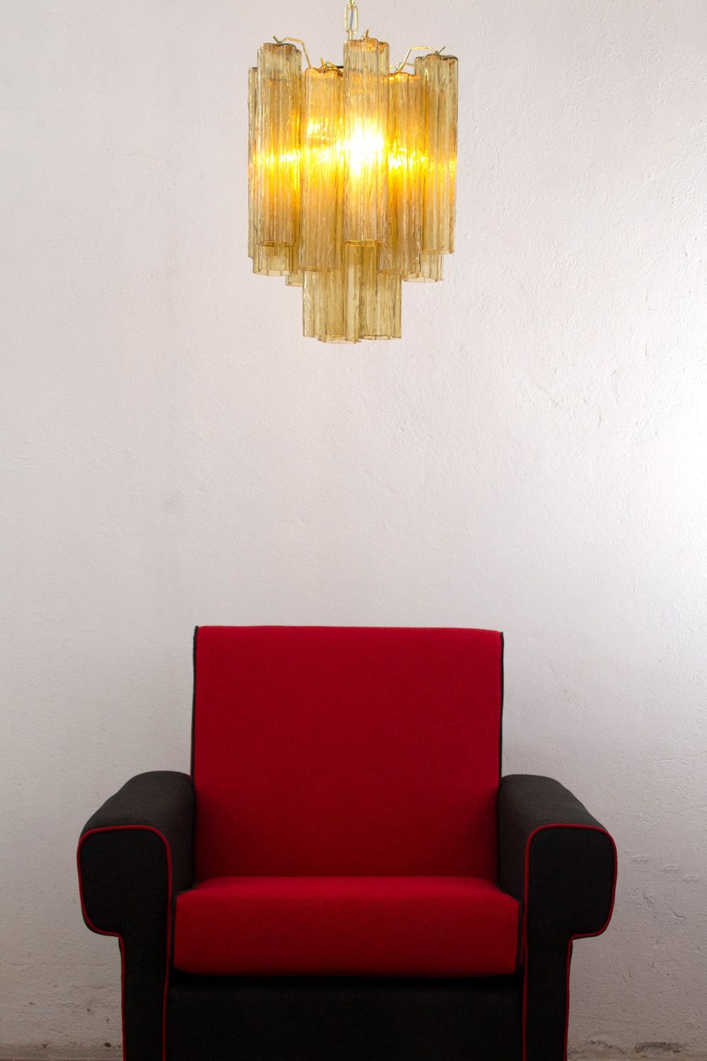 Italian Smoked Art Glass Pendant Light - view 3 | morylighting