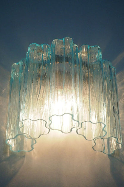 Blue Art Glass Tube Wall lamp - view 8 | morylighting