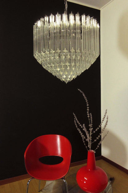 Contemporary Art Quadriedri Prism Chandelier - view 7 | morylighting