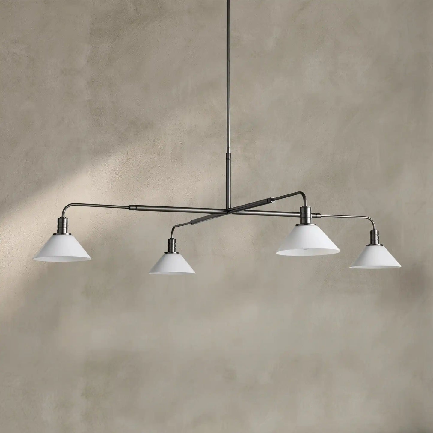 Theron Glass Round Chandelier 30'' 52''