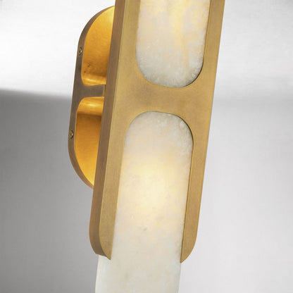 Hopkins Alabaster Sconce 9"–17"
