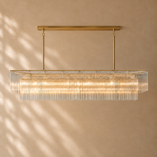 Amadeo Rectangular Chandelier 54''D